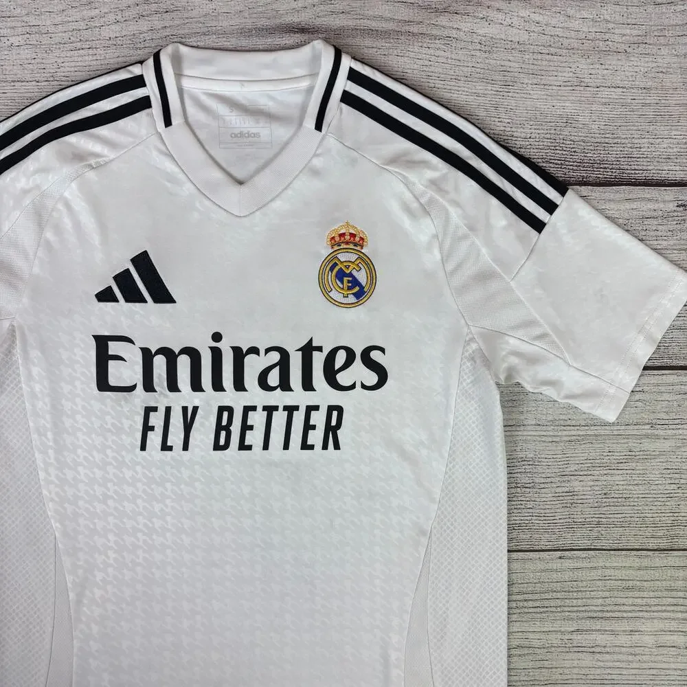 Adidas Real Madrid Emirates Fly Better Soccer Jersey - Picture 1 of 7